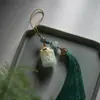 Nueva Cadena para Teléfono Móvil Estilo Chino, Llavero para Coche, Bolsita Recortada Exquisita Retro de Gama Alta, Colgante de Bolsa para Ins