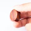 Transfronterizo redondo madera de rama roja ácida oreja de madera expansión sin pintura en aerosol pulido manual puro joyería saludable para perforación cartílago