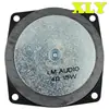Altavoz cuadrado para altavoz de cuenca azul plateado de 66 mm 4 ohmios 15 vatios altavoz multimedia Bluetooth de 2,5 pulgadas imán de 55 mm altavoz de rango completo