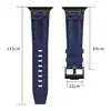 Correas AplicABLES para Apple Watch AP Costura de Mezclilla Acero Inoxidable iwatch1109Ultra3 Correas Venta al por Mayor