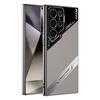 Funda para teléfono móvil Samsung S24 con aplicación transfronteriza Funda de cuero S24u Funda de cuero liso galvanizado S24ultra para teléfono móvil S24 +