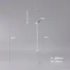 Percha de Acrílico Percha de Ropa Gancho Multifuncional para Ropa Gancho para Colgar Bufanda Bolsa Calcetines Gancho en S de Acrílico Especial para Tienda de Lujo