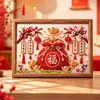 Nuevo Pack de Materiales DIY Pintura de Diamantes Cinco Caminos hacia la Riqueza Pintura de Perlas Hecha a Mano Pintura Decorativa para Pasillo