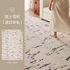 Manta de Cama Impermeable Anti-manchas sin Pegamento Lujo Ligero Sensación de Alta Calidad Color Sólido Simple Antibacteriano Alfombra Larga para Dormitorio Mesita de Noche Sala de Estar