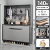 Zapatero, Entrada de Casa, Mueble de Entrada Interior, Armario de Almacenamiento para la Entrada, Armario de Almacenamiento de Gran Capacidad con Colgador para Ropa, Zapatero Integrado