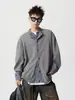 Cárdigan de Punto Falso de Dos Piezas Estilo Retro Americano para Hombres y Mujeres, Suéter Holgado Casual Versátil de Cuello Alto de Manga Larga para Pareja para Primavera y Otoño