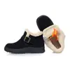 Botas de Nieve de Suela Gruesa para Mujer, Nuevo Estilo de Invierno, Forradas de Felpa, Engrosadas, Cálidas, Zapatos Grandes de Algodón, Botas para Personas de Mediana Edad y Mayores