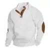 2025 Primavera Otoño Hombre Talla Europea Más Vendido Hombre Cuello Alto Manga Larga Casual Exterior Sudadera Tejido Jacquard