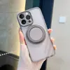 Adequado para Iphone18Promax Capa de Celular com Suporte Magnético Giratório Acabamento Fosco Apple 17 Sensação de Alto Padrão 16 Capa Anti-Queda
