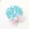 Acessórios para Joias DIY Presilhas de Cabelo Acessórios de Cauda de Peixe com Glitter Acessórios de Cabelo para Crianças Decoração de Acessórios para Roupas Estrela de Cinco Pontas