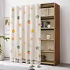 Venda direta da fábrica cortina de cobertura de armário instalação sem furos cortina divisória simples cortina de janela cortina de guarda-roupa cortina de porta de cozinha de armário de sapatos