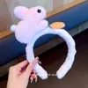 Diadema de Peluche con Orejas de Conejo Lindas para Lavado de Cara de Mujer Pinza para el Cabello Diadema Popular en Internet Tocado de Cabeza de Conejo Accesorios para el Cabello Esponjosos