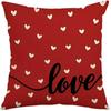 Fronhas de Dia dos Namorados Personalizadas, Almofadas de Inverno Criativas Estampadas, Fabricante de Fronhas Estampadas de Linho para Sofá de Móveis