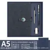 Conjunto de Caixa de Presente para Caderno de Negócios, Personalizável com Impressão de Logo, Alta Qualidade, Premium, Caderno Bloco de Notas Espesso