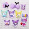 Cola macia de pvc kulomi diy sanrio gel creme acessórios de cabelo cocar capa de celular sapatos com furos bolsa copo acessórios