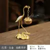 Novo Bule de Liga de Cobre Estilo Chinês Cinco Bênçãos Cabaça Leque Incensário de Aladim Pequenas Pastilhas de Incenso Nuvem Auspiciosa Areia de Agarwood Sândalo