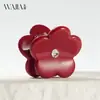 Nuevo Pasador de Acetato Wjia con Flores de Pedrería, Dulce y Lindo, Pequeño Pasador Fresco para Flequillo, Accesorio para el Cabello para Mujer