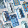 Adesivos Yi Niao Porta e Janela Série Humor de Sonho Tema Janela Cenário Diário Material DIY Base de Decoração 20 Folhas 6 Estilos