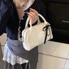 Primavera y Verano Nuevo Estilo Moda Moderna Portátil Bolso de Boliche para Mujer Versátil Dulce para Viaje al Trabajo Hombro Cruzado