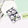 Porta Cartão de Panda Grande em ABS porta-cartão de estudante masculino e feminino fofo conjunto de certificados de cartas de jogo capa protetora comércio exterior Gola halter