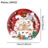 Nuevos Platos de Papel, Vasos de Papel, Servilletas de Papel, Suministros de Vajilla para Fiesta Temática Navidad Blanca, Galleta Verde, Manglar de Amazon