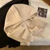 Pasamontañas Rojo para Mujer Otoño e Invierno Cálido Sombrero de Lana Bufanda Pieza Única Bufanda para el Cuello con Capucha Gorro Tejido Invierno