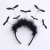 Diadema de murciélago de cinco cabezas para Halloween, juguetes para niños, artículos para festivales, accesorios de baile, fábrica de diademas, venta al por mayor directa