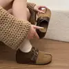 Zapatos Birkenstock Estilo Coreano Más Vendidos para Mujer Otoño 2026 Nuevos Zapatos Mary Jane Punta Redonda Correa Doble Hebilla Zapatos Individuales Zapatos Casuales Versátiles