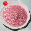 Fragmentos de concha 2-3 mm tamaño pequeño fragmentos de mosaico nácar DIY broche hecho a mano clip para el pelo adornos otros