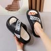 Nuevas Pantuflas Cruzadas de Suela Gruesa 2025 para Mujer para Usar Afuera, Sandalias Ligeras de Moda de Celebridades de Internet, Venta al por Mayor de Pantuflas de Comercio Exterior