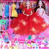 Yi Tian muñeca Barbie caja de regalo traje ropa 30cm simulación princesa niña juguete infantil regalo venta al por mayor