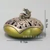 Fogão Boshan Retrô, Queimador de Incenso de Ponta de Dedo Dragão e Fênix, Queimador de Incenso Criativo Torre de Incenso, Queimador de Incenso Auspicioso, Ornamentos Zen para Casa