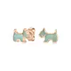 Francia AG/Ai Jiasha Collar de Plata 925 Flor de Trébol de Cuatro Hojas Cadena de Clavícula de Lujo Ligero Francés Colgante de Collar Colorido de Alta Calidad