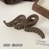 Presilha Grande Ondulada Fosca Grampo de Cabelo com Senso Avançado Coque Traseiro do Cabelo Grande Presilha Tubarão Quantidade de Cabelo Agarrador Múltiplo de Cabelo