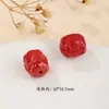 Acessórios de Areia Imperial de Cinábrio de Alto Teor DIY Joias Seis Caracteres Palavras Verdadeiras Caracteres Fu Acessórios para Pulseira Colar de Contas Feitos à Mão