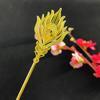 Yingyi Joyería DIY Estilo Dinastía Ming Pluma de Pavo Real Pasador de Pelo Pasador de Pluma Estilo Antiguo Accesorio para el Cabello Hanfu Materiales para Pasadores Accesorios