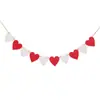 Decoración Corazón de Boda Exclusiva Transfronteriza Europea y Americana Boda Compromiso Bandera de Cadena de Corazón Día de San Valentín Guirnalda de Corazón Rosa