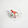Broche de Pelúcia com Estampa de Desenho Animado Boneca Acessórios DIY para Crianças Chapéu Cachecol Grampo de Cabelo Pingente Pingente Acessórios de Boneca