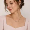 Collar de mariposa de aleación de moda simple con joyería transfronteriza europea y americana, collar de calle elegante y moderno con personalidad para mujer