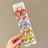 Faixa de cabelo de elástico infantil para menina, anel de cabelo elástico alto, acessórios de cabelo para meninas, não machuca o cabelo, corda de cabelo fofa, adorno de cabeça