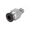 Accesorios para Impresora 3D Conector Neumático Recto PC4-M6 Diámetro Exterior 4MM Conector Pasante de Teflón