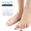 Separador de Dedos do Pé Hallux Silicone Separador de Dedos Valgus Diário Osso do Pé Grande Dedo Valgus Polegar Branco Verão