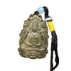 Jinnan garrafa de madeira submersa Guanyin pingente de carro pendurado Guanyin Dragão marca carro pendurado artesanato escultura em madeira escultura ornamentos
