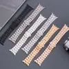 Correa Metálica Cruzada de Metal Adecuada para Apple Watch Serie S8/910 para Hombre Correa de Repuesto iwatch