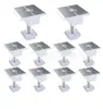 Accesorios fotovoltaicos transfronterizos de Amazon bloque panel solar aleación de aluminio de media presión sólida juego de 10 piezas