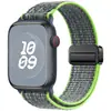 Adecuado para Apple Watch 11 Correa de Reloj iWatch S10/9 Hebilla Magnética Correa de Bucle de Nylon Nike