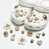Comercio Electrónico Transfronterizo Zuecos Accesorios DIY Flor para Zapato Hebilla Cadena Desmontable Accesorios Decorativos de Gama Alta Venta al por Mayor