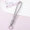 Chaveiro Popular de Liga de Nylon com Contas Curtas Estilo Ins Lanyard Simples para Celular Alça Anti-perda para Celular