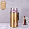 Taza térmica de acero inoxidable grado alimenticio 304, hervidor portátil grande para exteriores, taza de agua, taza de té para hombres y mujeres, 1800 ml