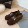 2026 Zapatos Casuales para Mujer Otoño Mocasines Zapatos Planos Versátiles Suela Suave Casual Ligeros Nuevo Fondo Plano Completamente Cerrados Piel Suave